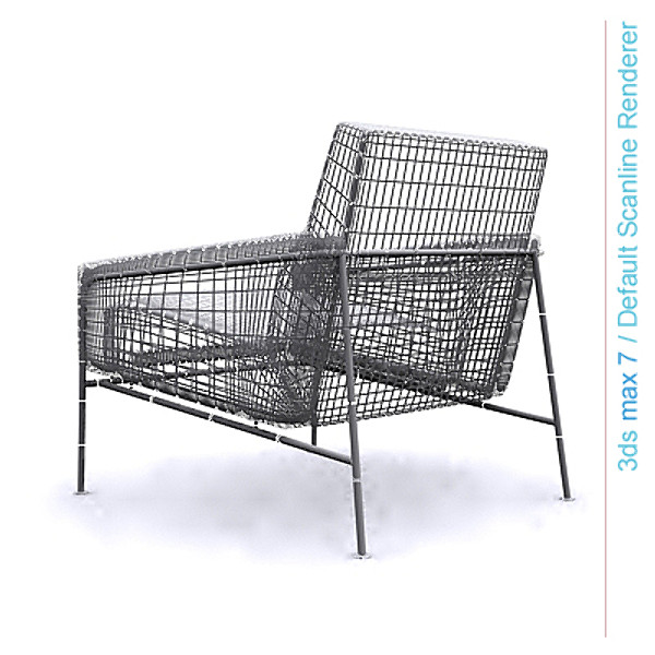 3d model design series - series 3300 easy chair by lajhar
